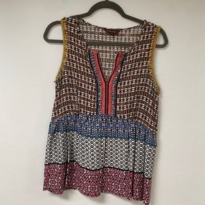Patterned Anthropologie Top